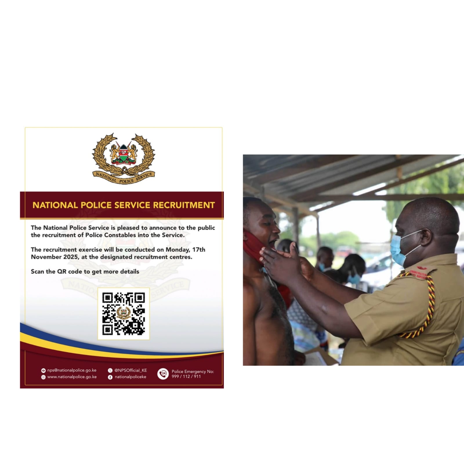 NPS Announces 2025 Police Recruitment Date After Winning Mandate Dispute