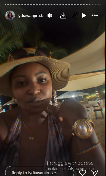 Lydia Wanjiru Says Cigarette Smell Makes Her Sick After Quitting Smoking
