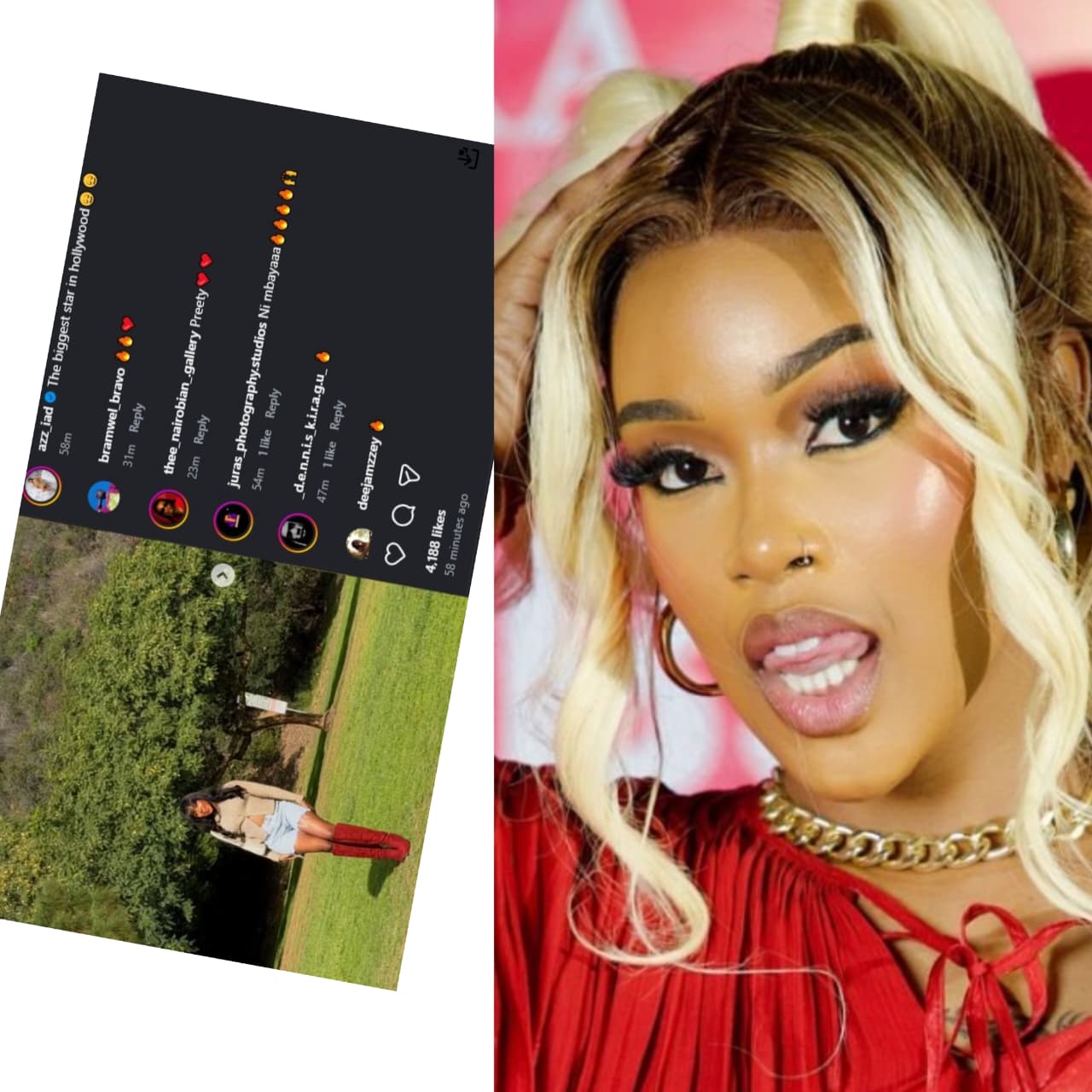 Azziad Nasenya Declares Herself Hollywood’s Biggest Star While Thriving Abroad