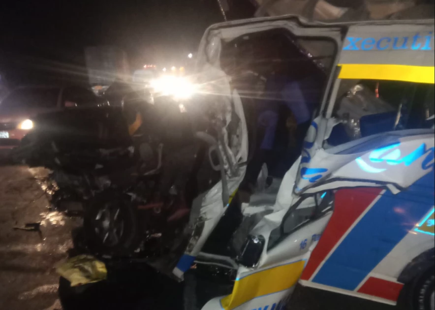 Six Killed After Matatu and Bus Collision on Nairobi Mombasa Highway